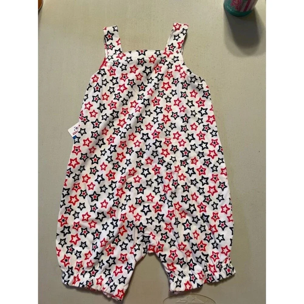 Infant Girl one piece Patriotic 3/6mon